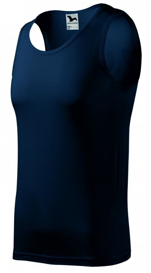 Pánské tričko bez rukávu CORE 142 námořní modrá